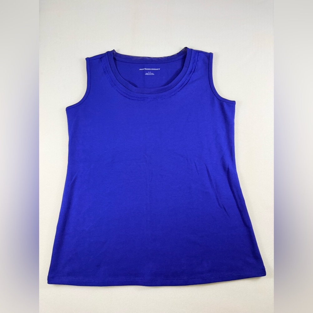 Allison Daley Sleeveless Tank Top in Vibrant Royal Blue SP